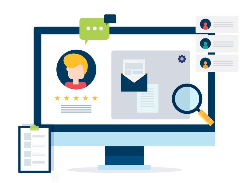 Kontakte und Interessenten im CRM von immoprofessional